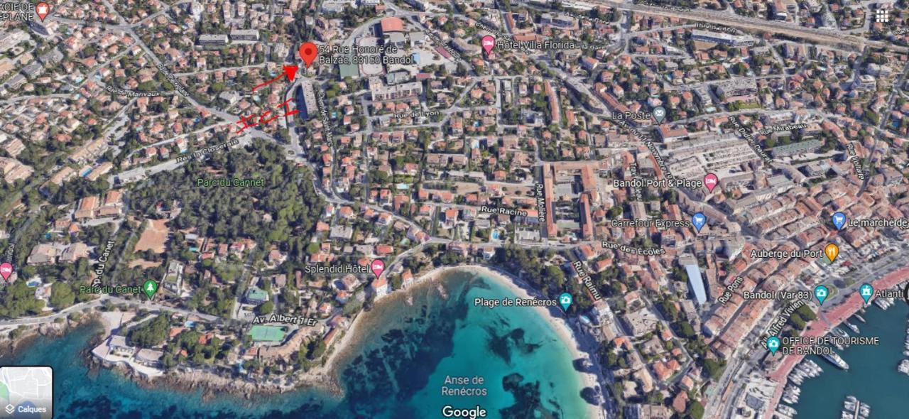 T2 30 m2 avec Jardin proche des plages Bandol Extérieur photo